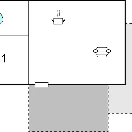 Lovely In With Kitchen Feriehus